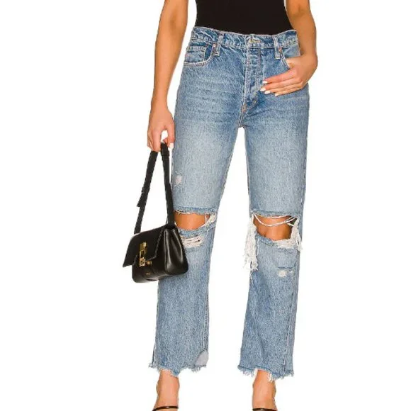 Free People Tapered Baggy Boyfriend - Picture 4 of 6